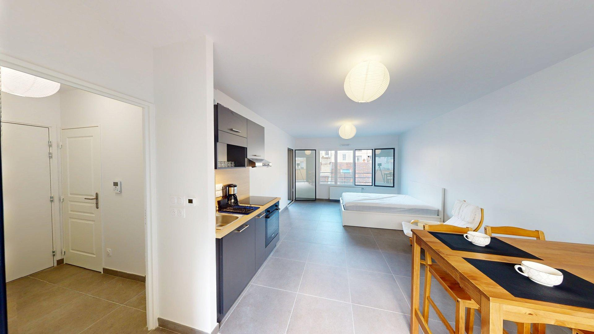 Appartement 1 Pièce meublé - Lyon 7ème - 37.80m2