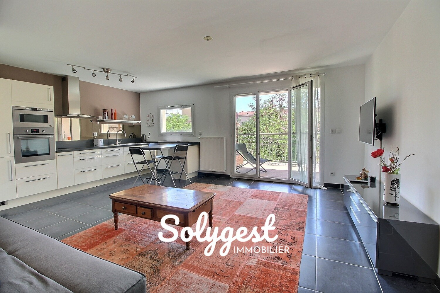 Appartement 3 pièces meublé - 65m2 - Craponne